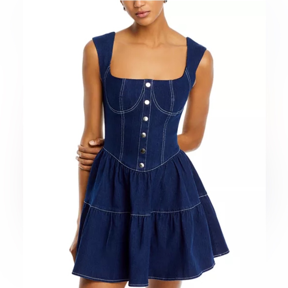 FORE Denim Mini Dress, Size M